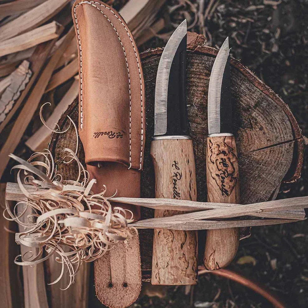 Roselli Hunting Knife and Carpenter Knife together